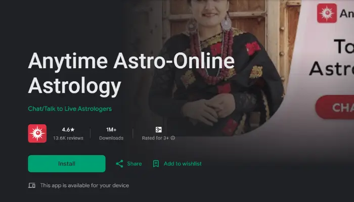 Anytime Astro-Online Astrology app