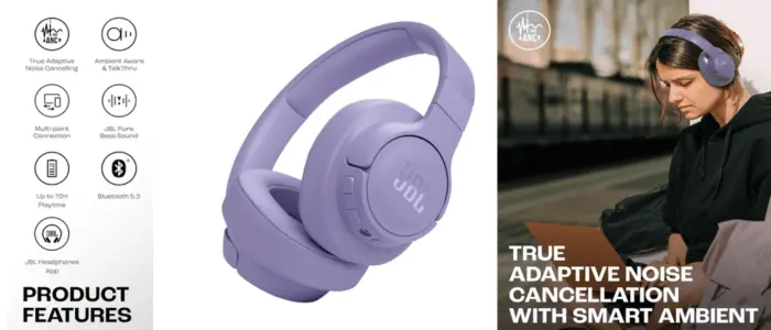 JBL Tune 770NC Noise Cancelling headphone